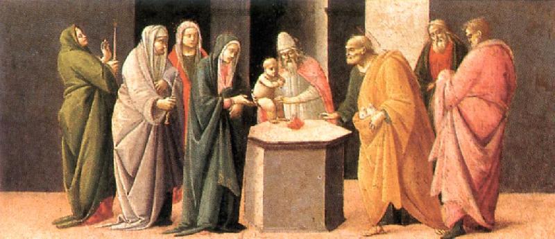 BARTOLOMEO DI GIOVANNI Predella: Presentation at the Temple  dd France oil painting art